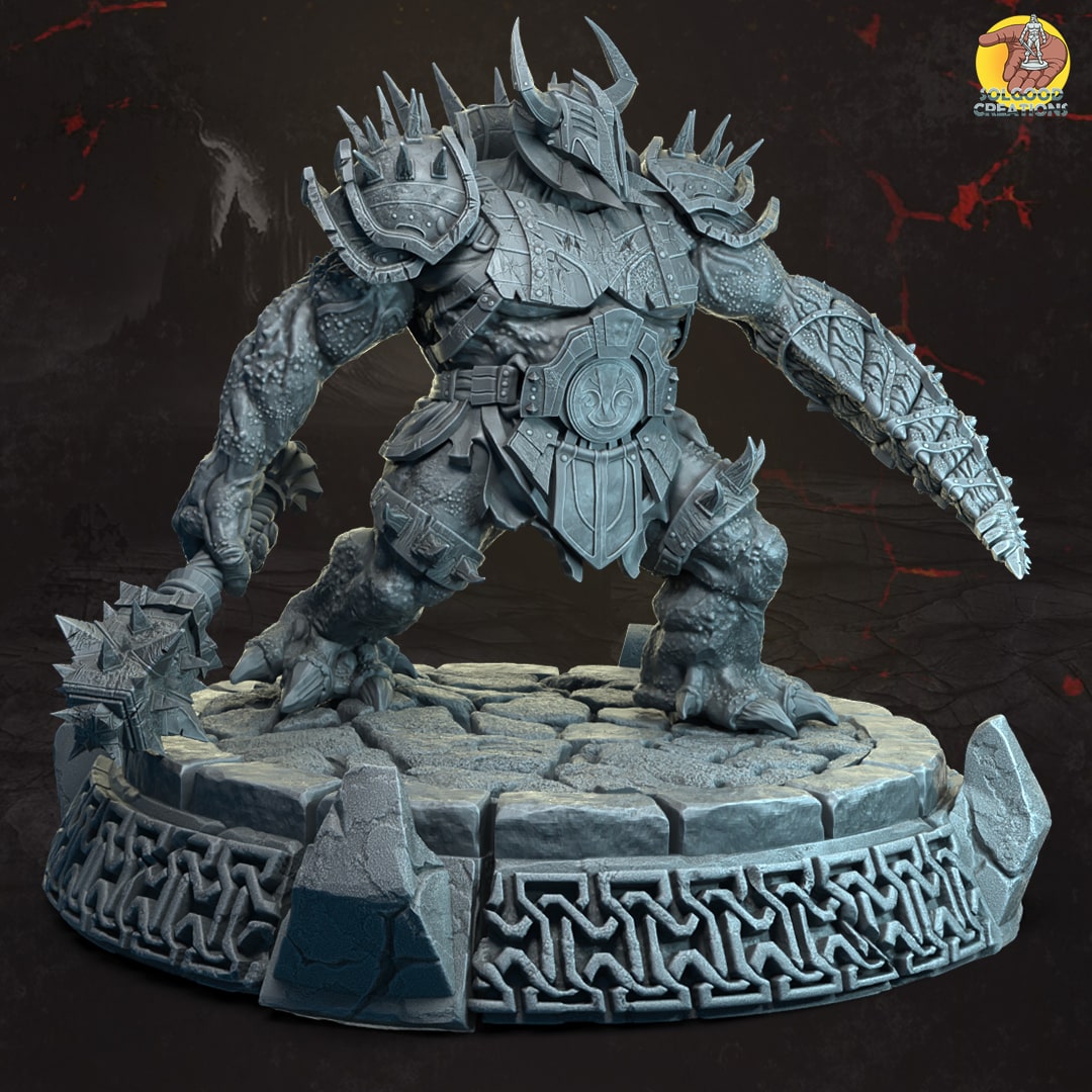 The Pulverizer, Dralth Gladiator - pose 2 | Pre-Supported